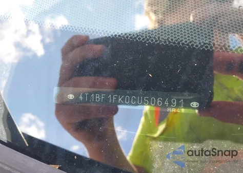 2012 Toyota Camry Le from USA, damaged, VIN 4T1BF1FK0CU506491